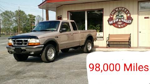 1998 Ford Ranger for sale at Cockrell's Auto Sales in Mechanicsburg PA