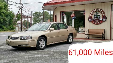 2004 Chevrolet Impala for sale at Cockrell's Auto Sales in Mechanicsburg PA