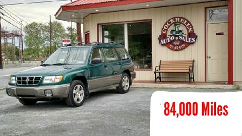 2000 Subaru Forester for sale at Cockrell's Auto Sales in Mechanicsburg PA