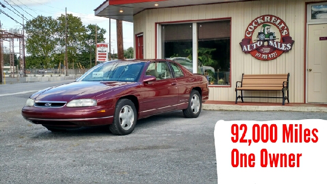 1998 Chevrolet Monte Carlo for sale at Cockrell's Auto Sales in Mechanicsburg PA