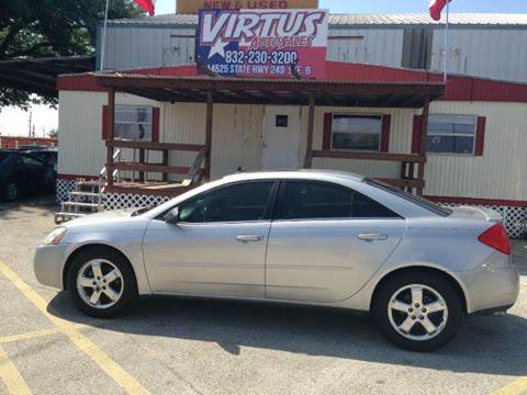 2008 Pontiac G6 for sale at Virtus Auto Sales in Houston TX