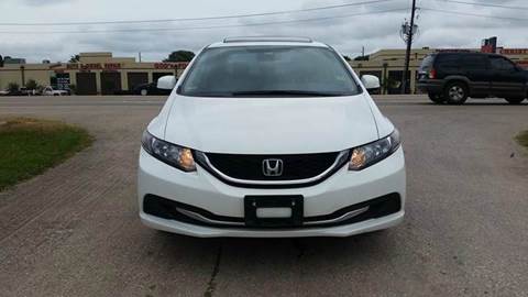 2013 Honda Civic for sale at Virtus Auto Sales in Houston TX