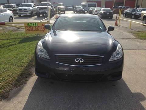 2009 Infiniti G37 Coupe for sale at Virtus Auto Sales in Houston TX