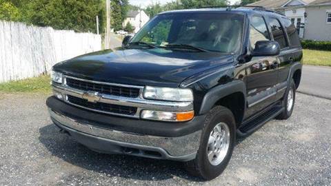 2002 Chevrolet Tahoe for sale at First Class Auto Sales in Manassas VA