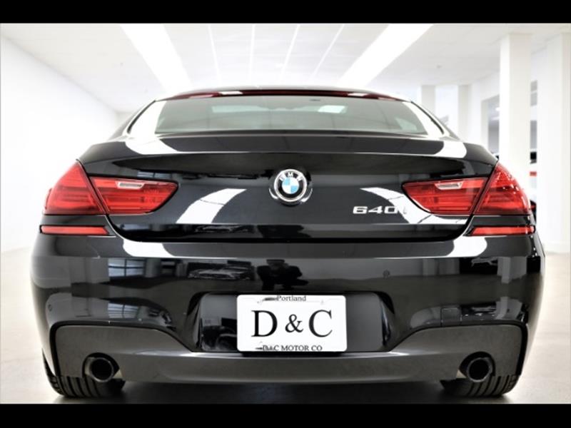 2015 BMW 6 Series 640i Gran Coupe