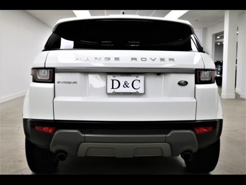 2016 Land Rover Range Rover Evoque