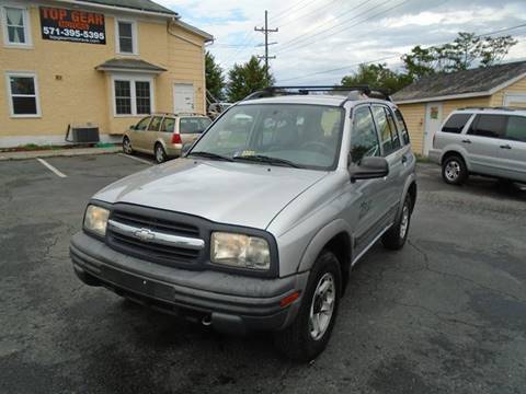 2001 Chevrolet Tracker for sale at Top Gear Motors in Winchester VA