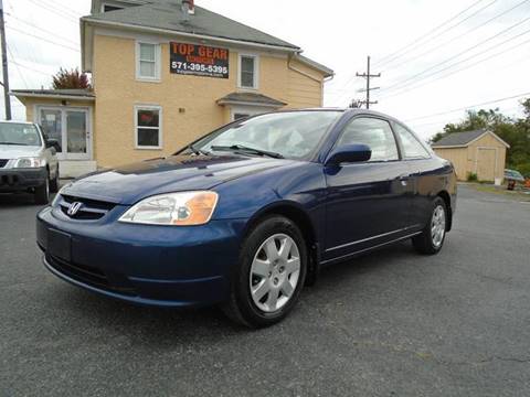 2002 Honda Civic for sale at Top Gear Motors in Winchester VA