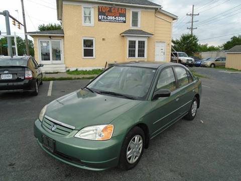 2003 Honda Civic for sale at Top Gear Motors in Winchester VA