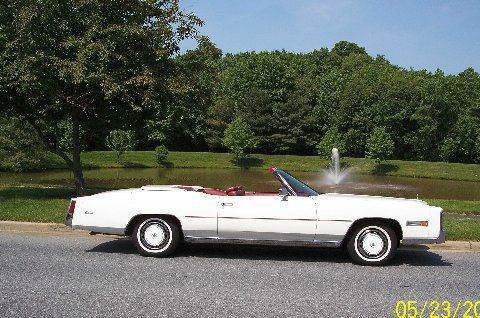 1976 Cadillac Eldorado for sale at Mike Jaggard's Delaware Motor Pool in Newark DE