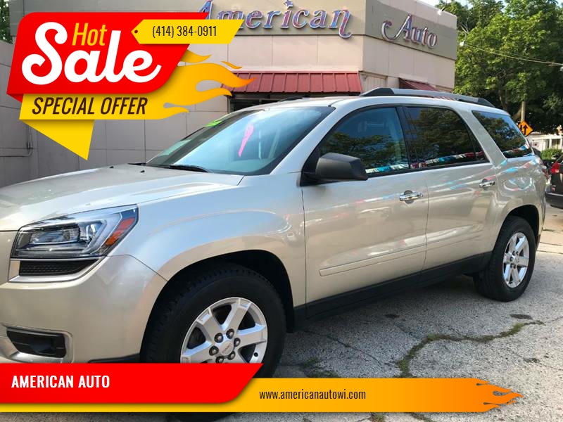 2013 GMC Acadia for sale at AMERICAN AUTO in Milwaukee WI
