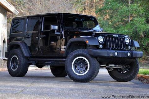 2015 Jeep Wrangler Unlimited for sale at Fast Lane Direct in Lufkin TX