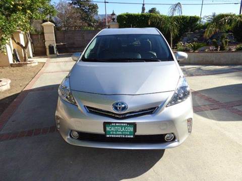 2012 Toyota Prius v for sale at N c Auto Sales in Los Angeles CA