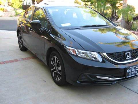 2015 Honda Civic for sale at N c Auto Sales in Los Angeles CA