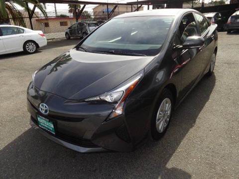 2016 Toyota Prius for sale at N c Auto Sales in Los Angeles CA