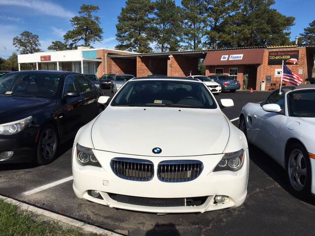 2004 BMW 6 Series for sale at Aiden Motor Company in Portsmouth VA