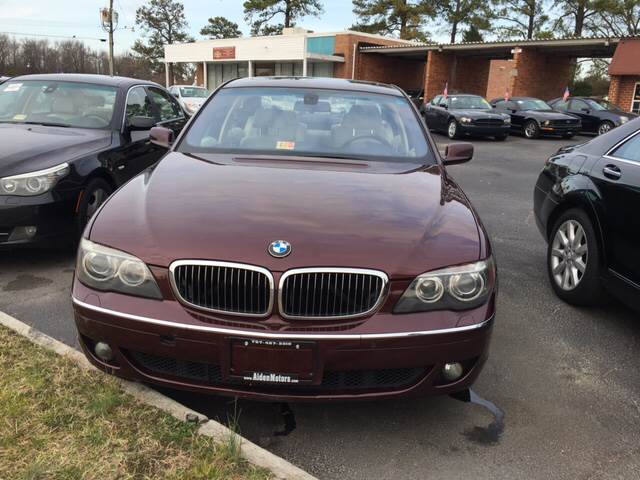 2006 BMW 7 Series for sale at Aiden Motor Company in Portsmouth VA