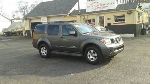 2006 Nissan Pathfinder for sale at East Coast Automotive Inc. in Essex MD