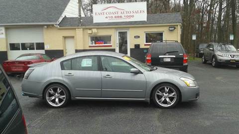 2008 Nissan Maxima for sale at East Coast Automotive Inc. in Essex MD