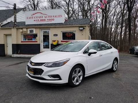 2017 Chevrolet Cruze for sale at East Coast Automotive Inc. in Essex MD