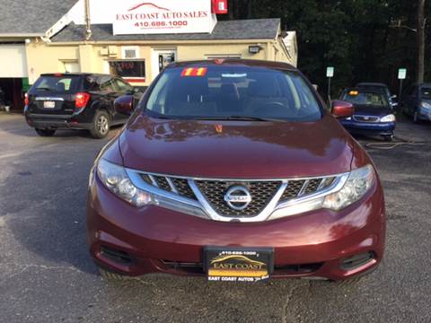 2011 Nissan Murano for sale at East Coast Automotive Inc. in Essex MD