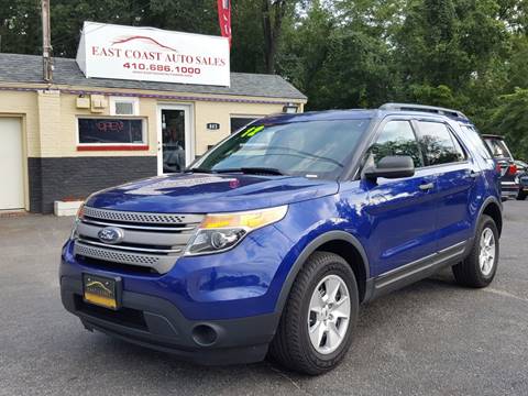 2013 Ford Explorer for sale at East Coast Automotive Inc. in Essex MD