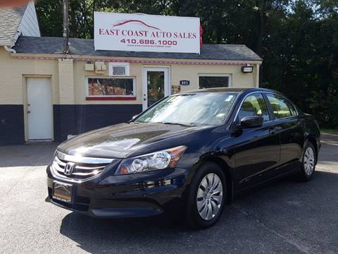 2012 Honda Accord for sale at East Coast Automotive Inc. in Essex MD