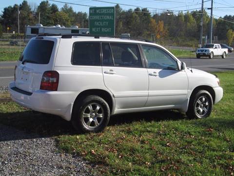 2004 Toyota Highlander for sale at Saratoga Motors in Gansevoort NY