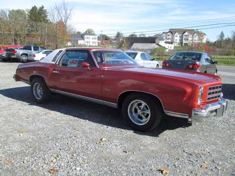1977 Chevrolet Monte Carlo for sale at Saratoga Motors in Gansevoort NY