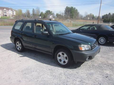 2004 Subaru Forester for sale at Saratoga Motors in Gansevoort NY