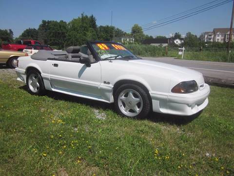 1989 Ford Mustang for sale at Saratoga Motors in Gansevoort NY