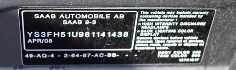 2008 Saab 9-3 Aero SportCombi