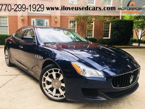 2014 Maserati Quattroporte for sale at Motorpoint Roswell in Roswell GA