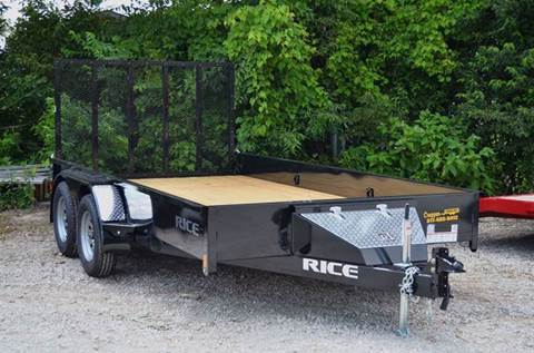 2017 Rice Trailers 82 x 14 7k Stealth Utility